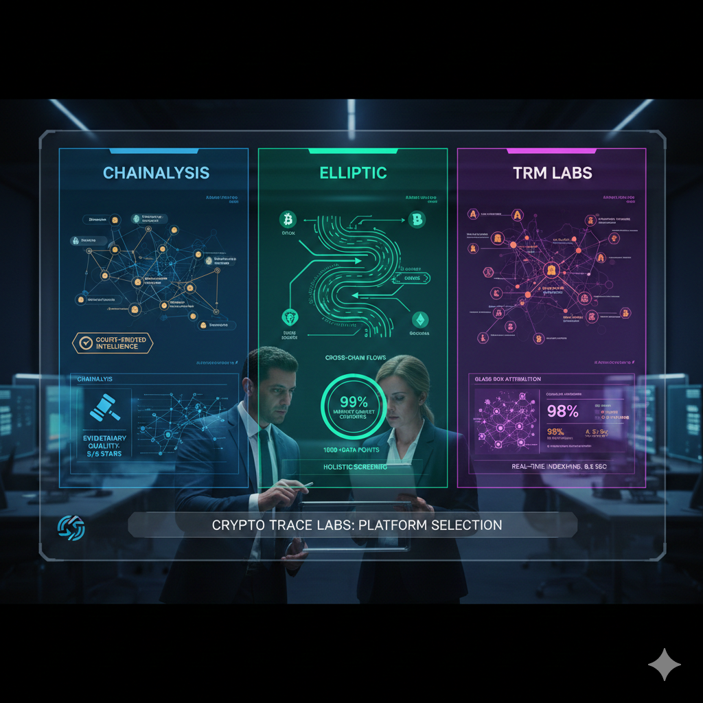 Chainalysis vs Elliptic vs TRM Labs Which Platform Should Investigators Choose
